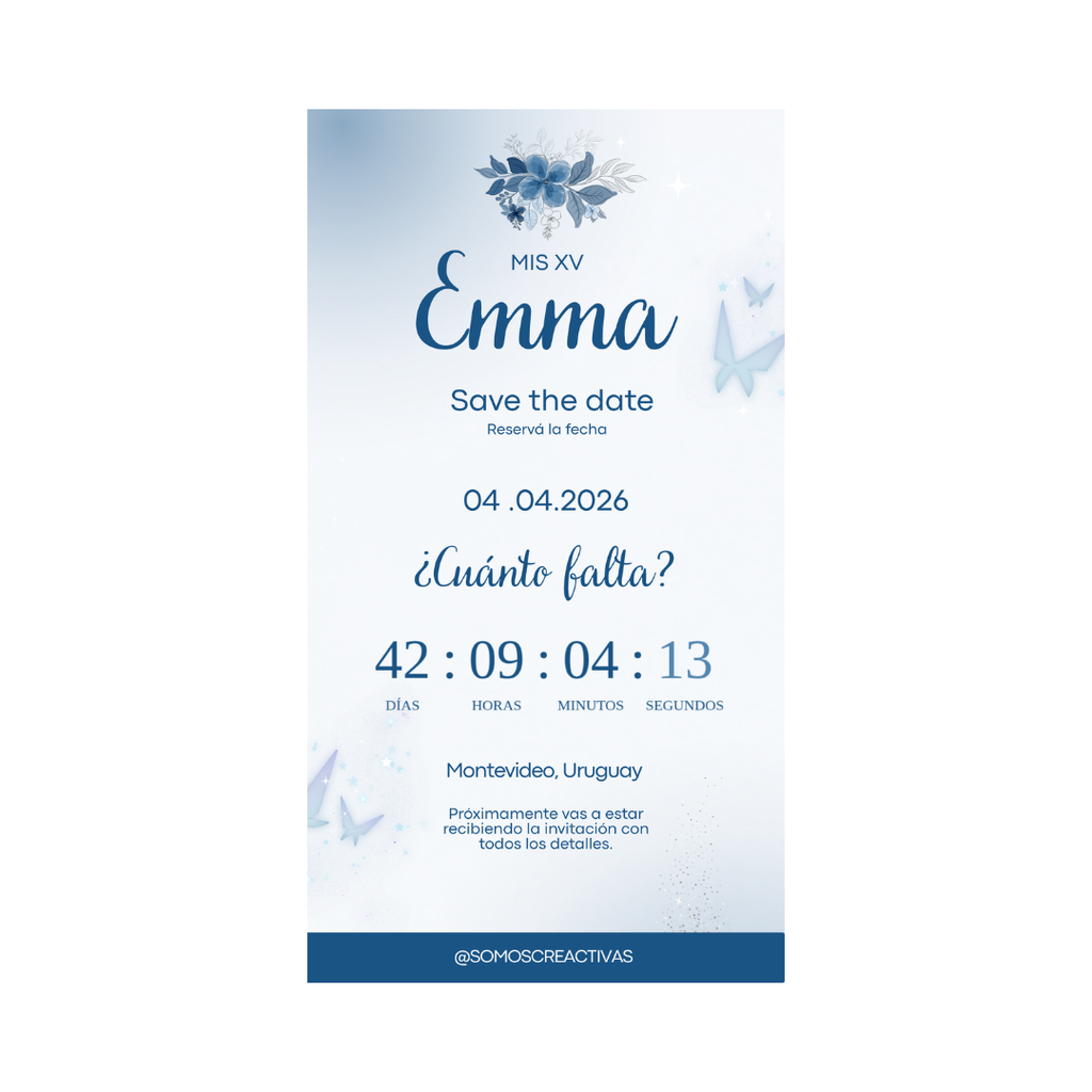 Save the Date Cristal