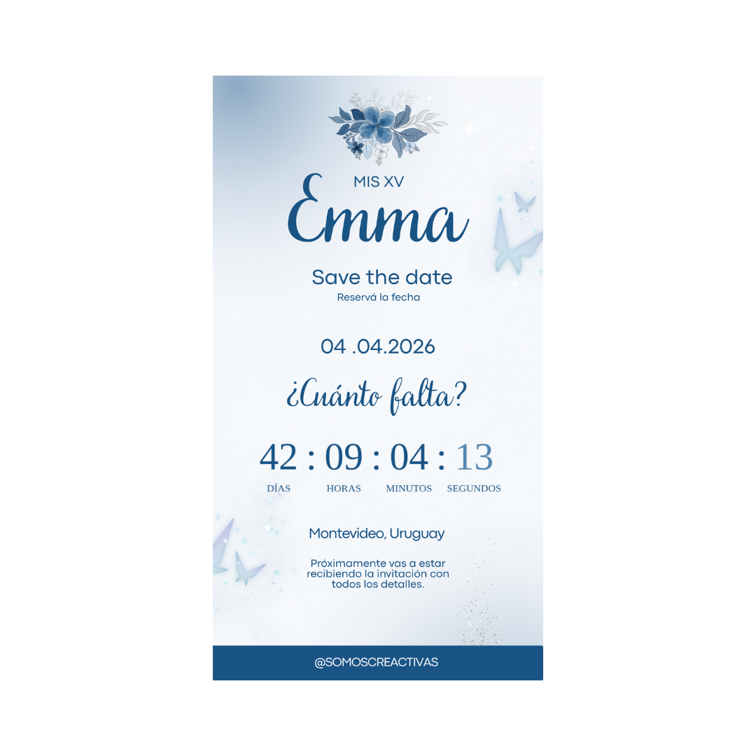 Save the Date Cristal