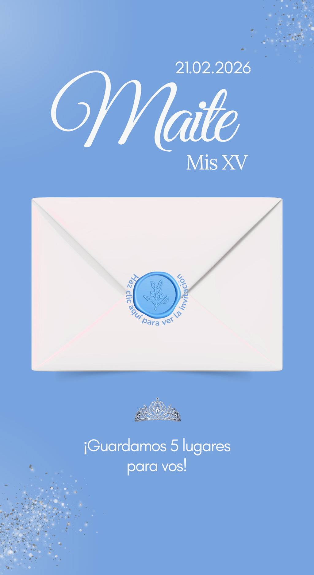 Invitación digital - Princesa