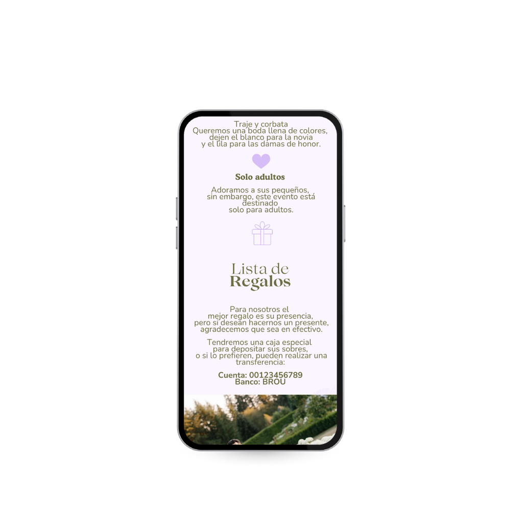 Invitación Digital Interactiva Aura