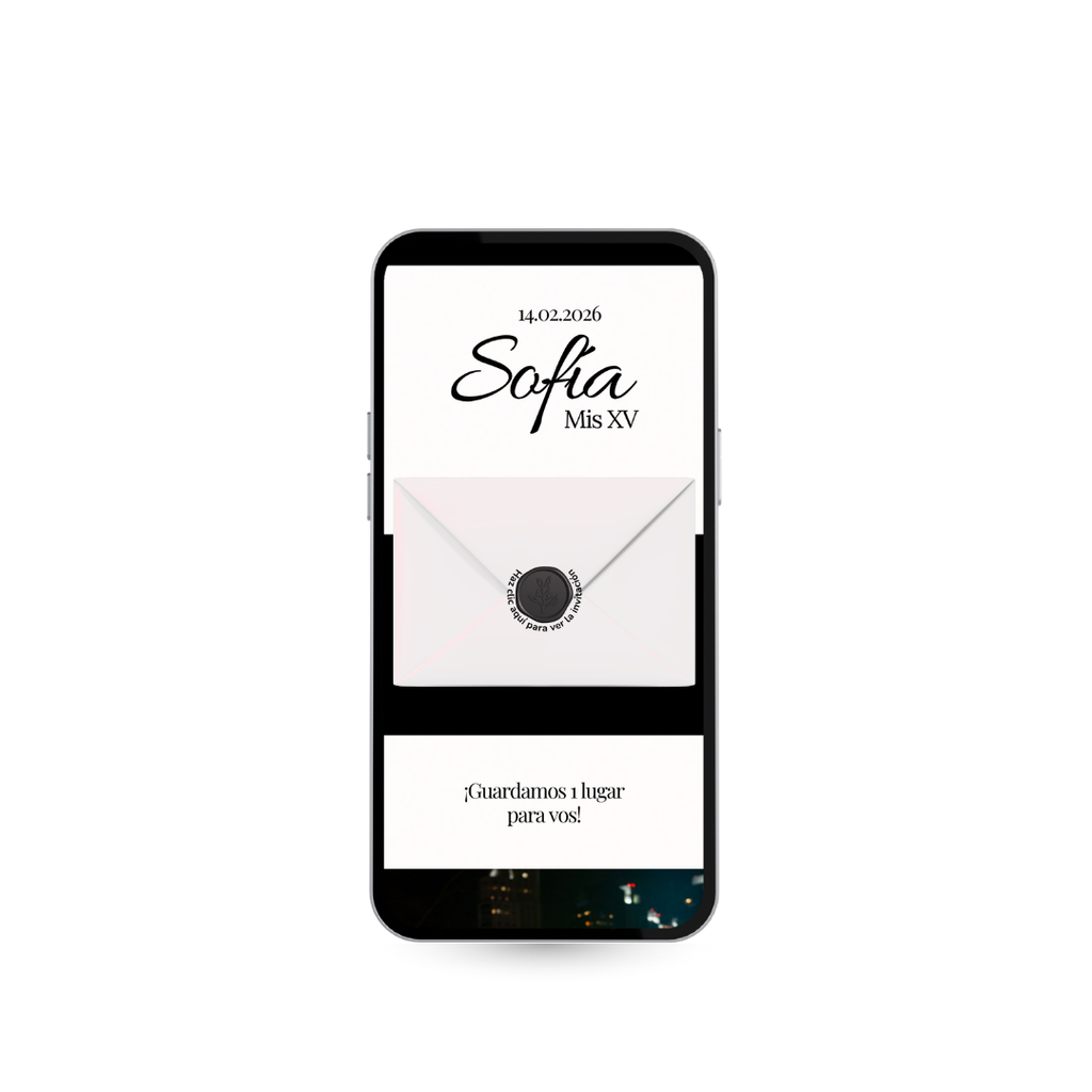 Invitación Digital Minimalista – Experiencia Premium
