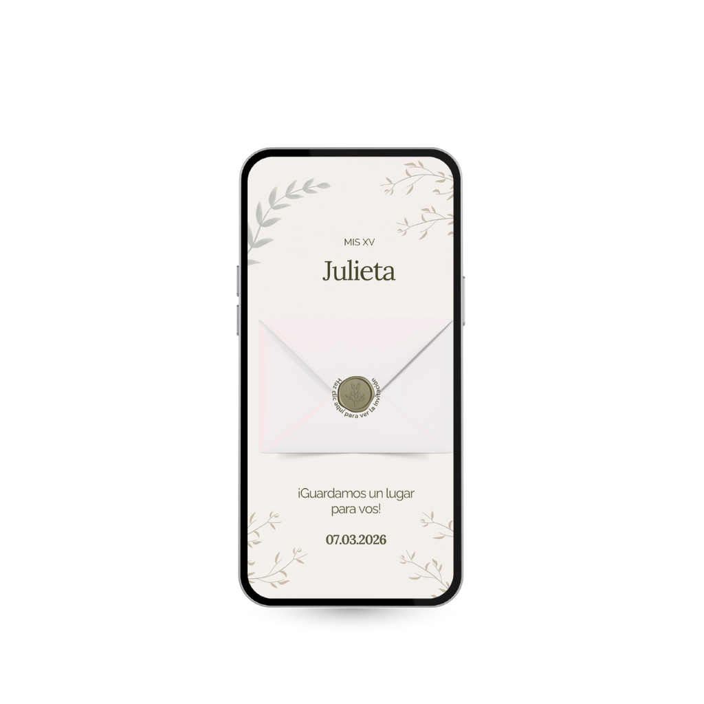 Invitación Digital de 15 Años – Lirio | Experiencia Premium