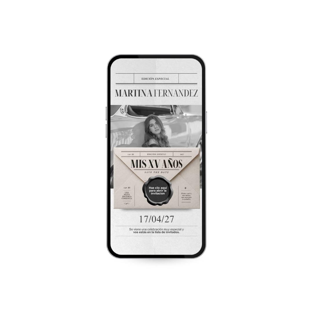 Diario Editorial – 15 Años | Temática Platinum