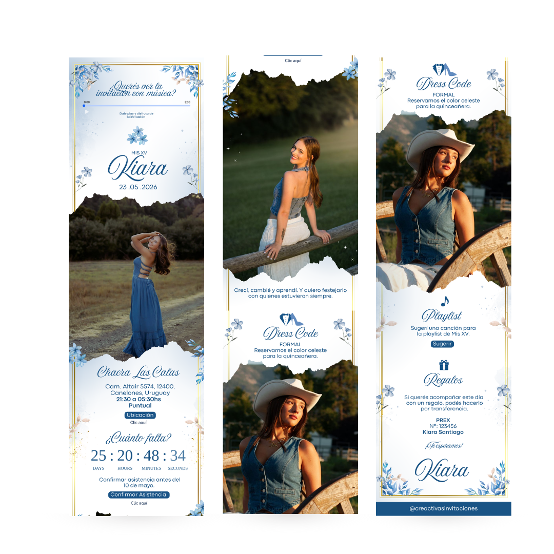Invitación Digital Olimpo – Experiencia Premium.