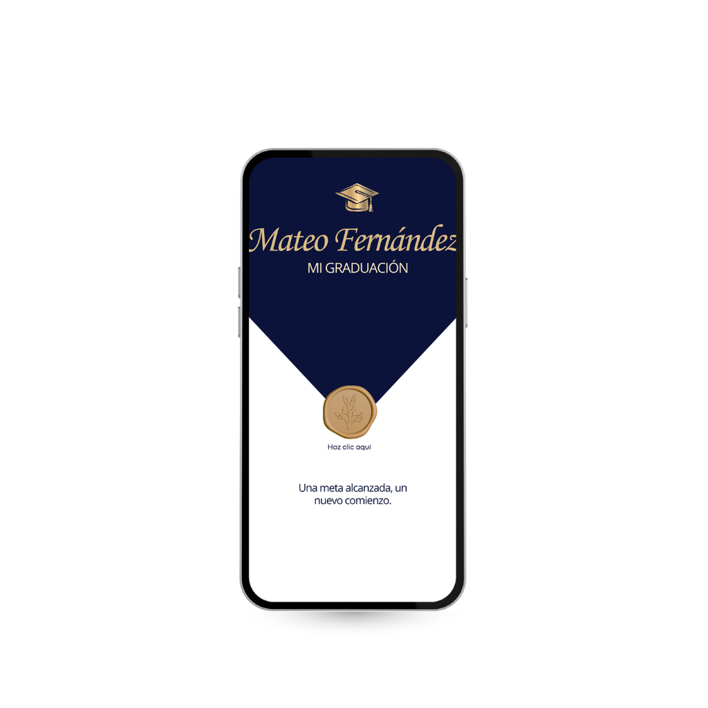 Invitación Digital de Graduación Magnus