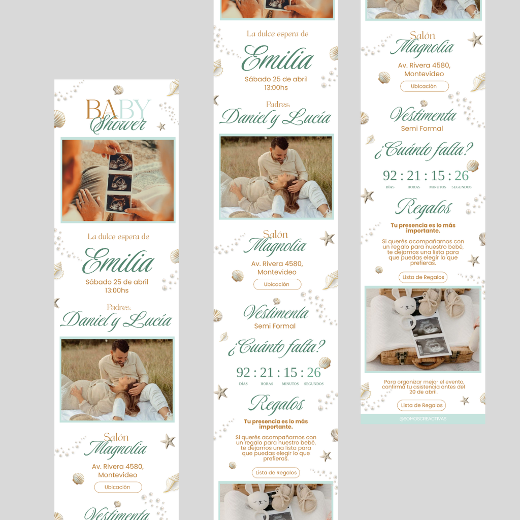 Invitación Digital Marina – Baby Shower