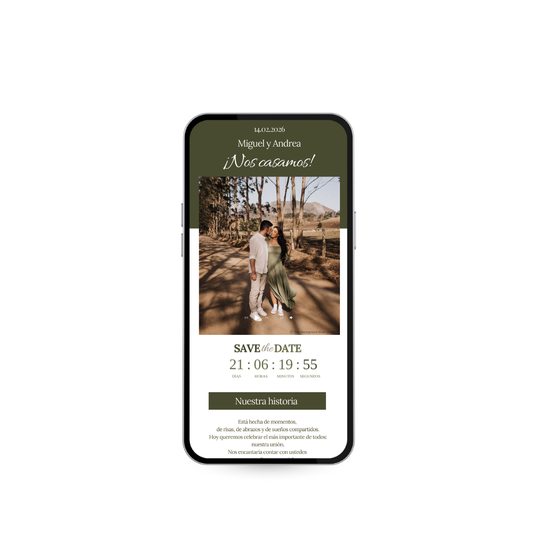 Invitación Digital Interactiva Vértice – Oliva