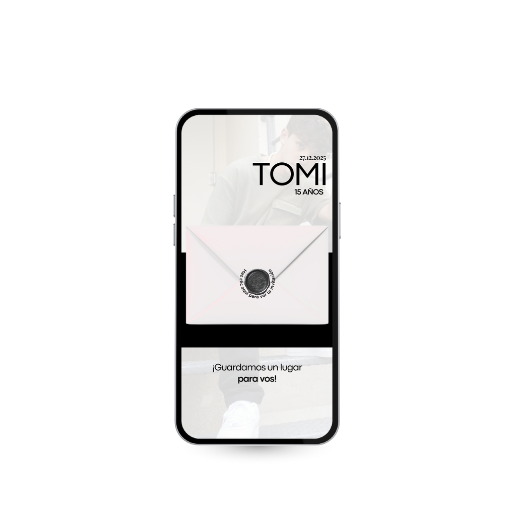 Invitación Digital Interactiva URBAN WHITE – XV Años