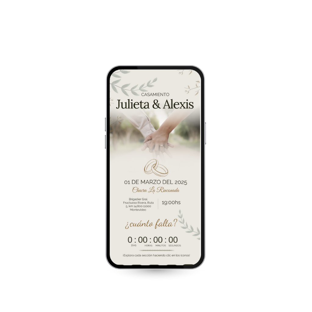 Invitación digital – Lirio