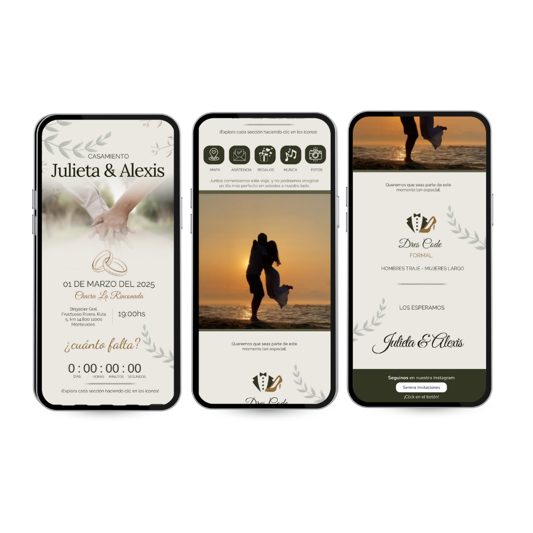 Invitación digital – Lirio