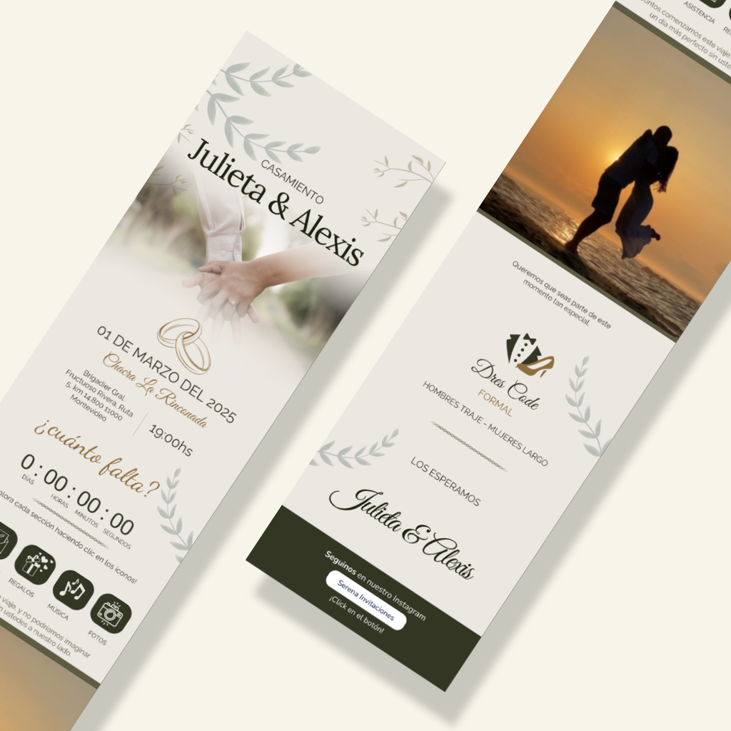 Invitación digital – Lirio