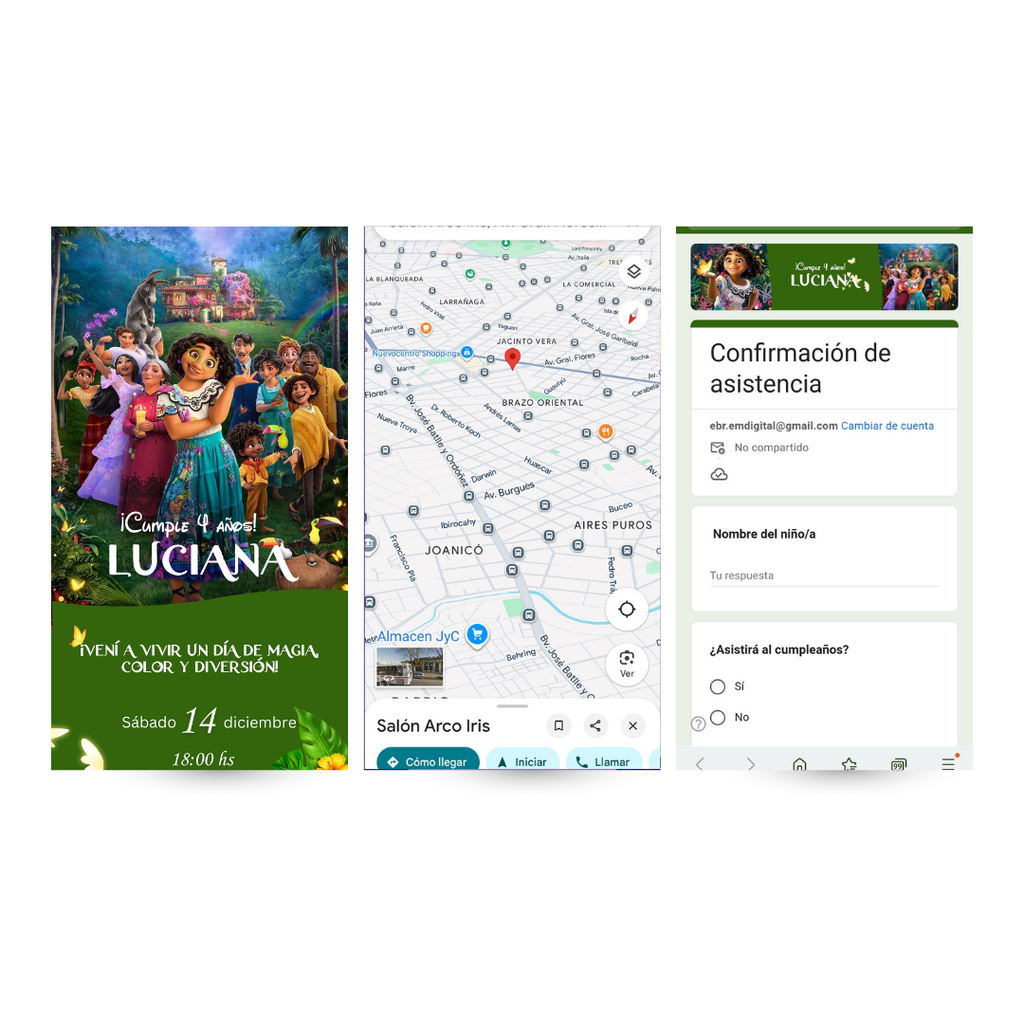 Invitación Digital Encanto – Infinity Web Premium